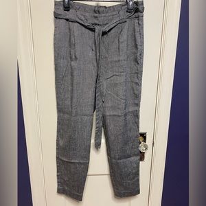 Express linen dress pants, size 8, high rise, with pockets